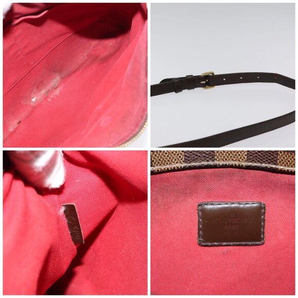 LOUIS VUITTON Damier Ebene Bloomsbury PM Shoulder Bag - Picture 15 of 16